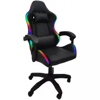 Kreslo pre Hráča Herodion 8685  čierna/LED RGB