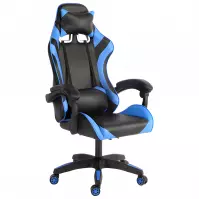 Kreslo pre Hráča  Kastor 8687 čierna/modrá
