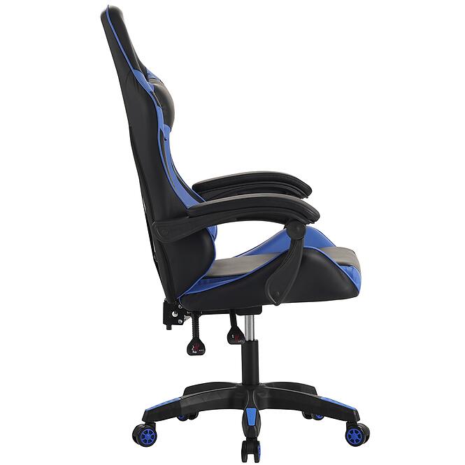 Kreslo pre Hráča  Kastor 8687 čierna/modrá