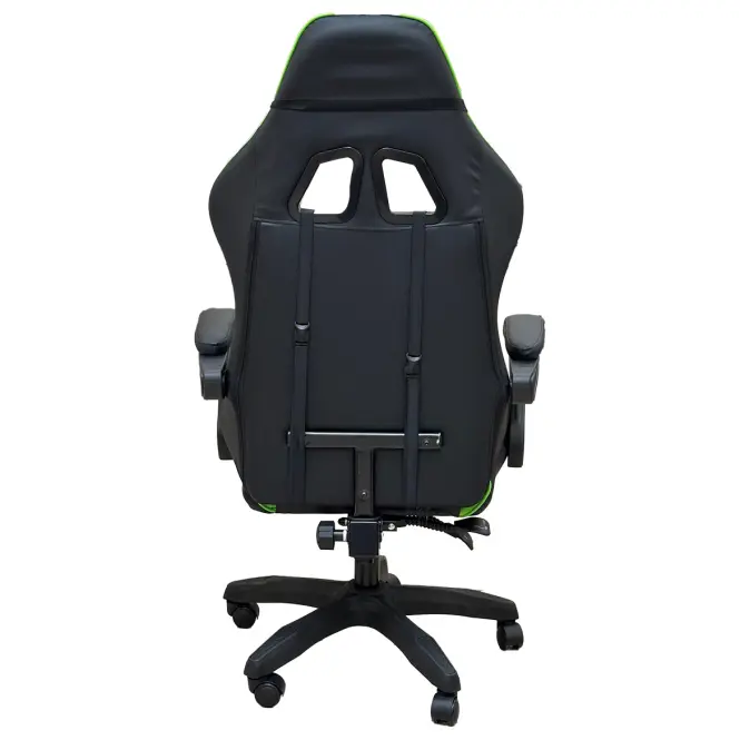 Kreslo pre Hráča Kastor 8688 čierna/zelená,4