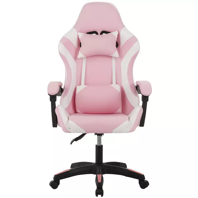 Kreslo pre Hráča Kastor 8689 biela/ružový
