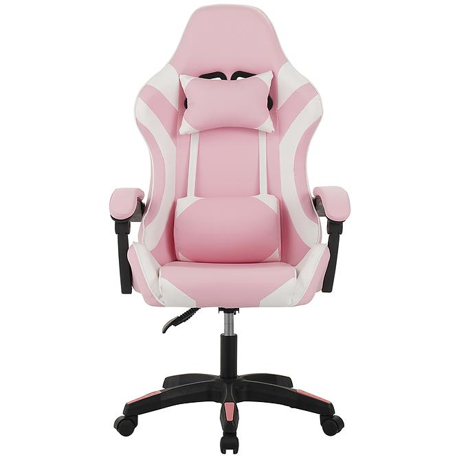 Kreslo pre Hráča Kastor 8689 biela/ružový