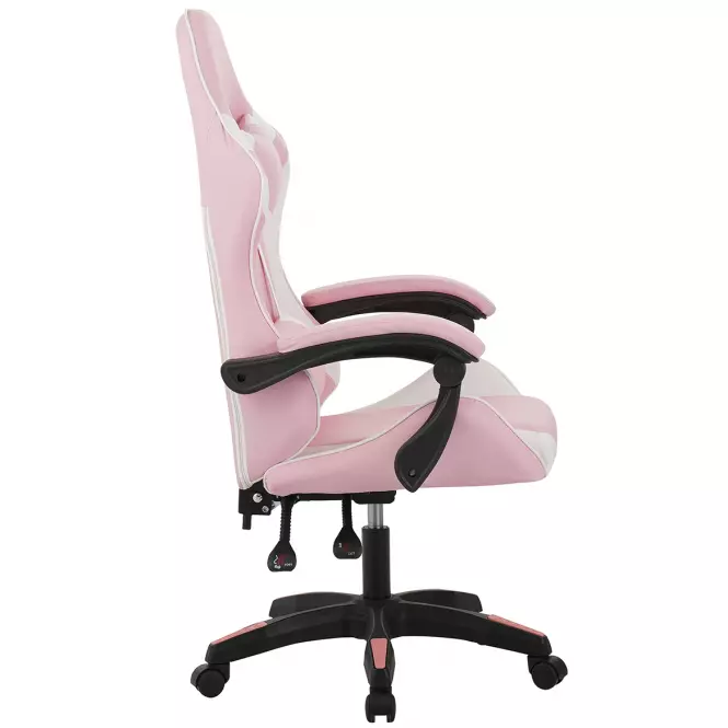 Kreslo pre Hráča Kastor 8689 biela/ružový