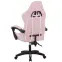 Kreslo pre Hráča Kastor 8689 biela/ružový,5