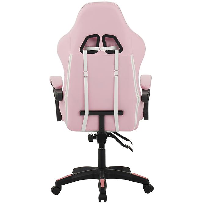 Kreslo pre Hráča Kastor 8689 biela/ružový