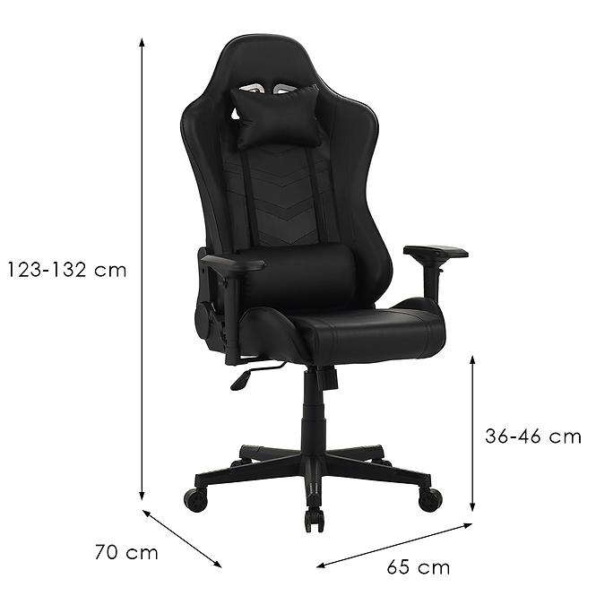 Kreslo pre Hráča Leander 8690 čierna