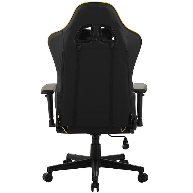 Kreslo pre Hráča Leander 8691 čierna/žltá