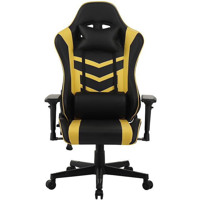 Kreslo pre Hráča Leander 8691 čierna/žltá