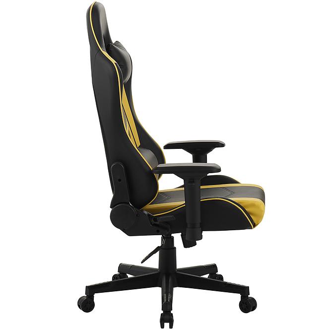 Kreslo pre Hráča Leander 8691 čierna/žltá