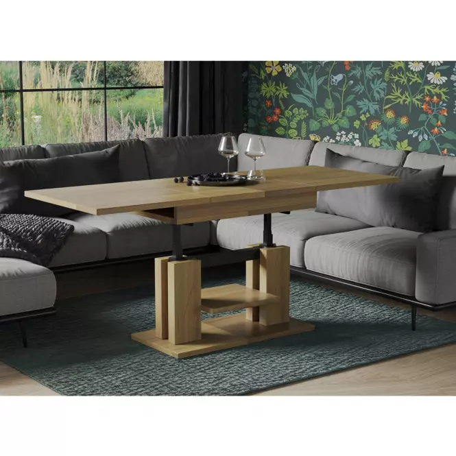 Zdvíhací stolík Iso 170 dub natura