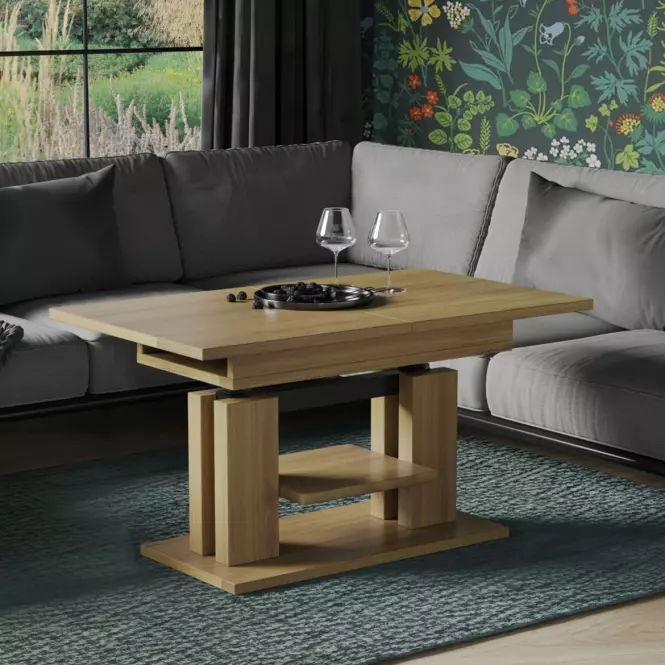 Zdvíhací stolík Iso 170 dub natura