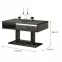 Konferenčný stolík Tilo 100 betón tmavý,2