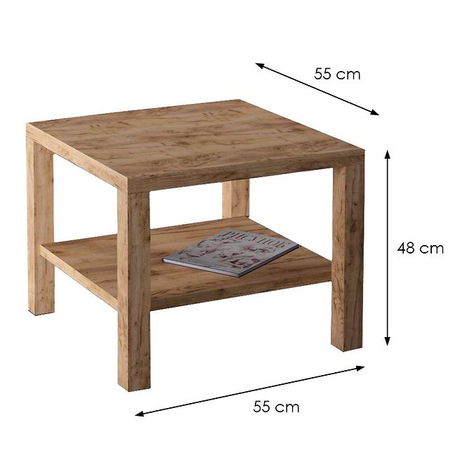 Konferenčný stolík Cristo 55 dub zlatý craft,2