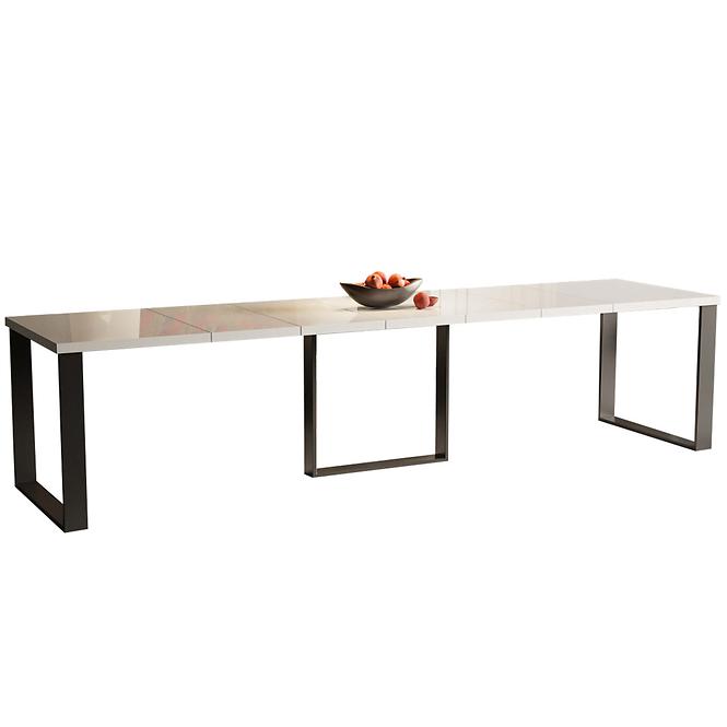 Stôl Borys Max 250 biela lesklá
