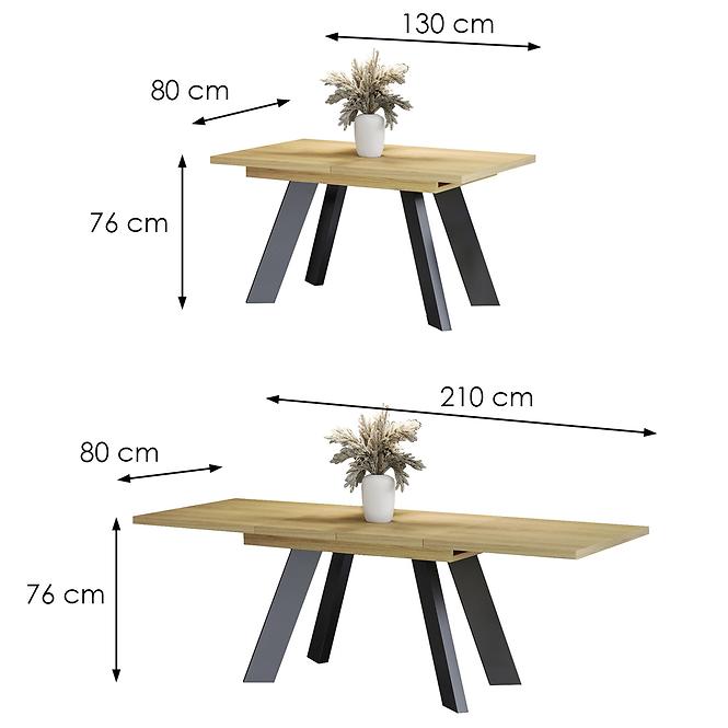 Stôl Como 210 dub natura