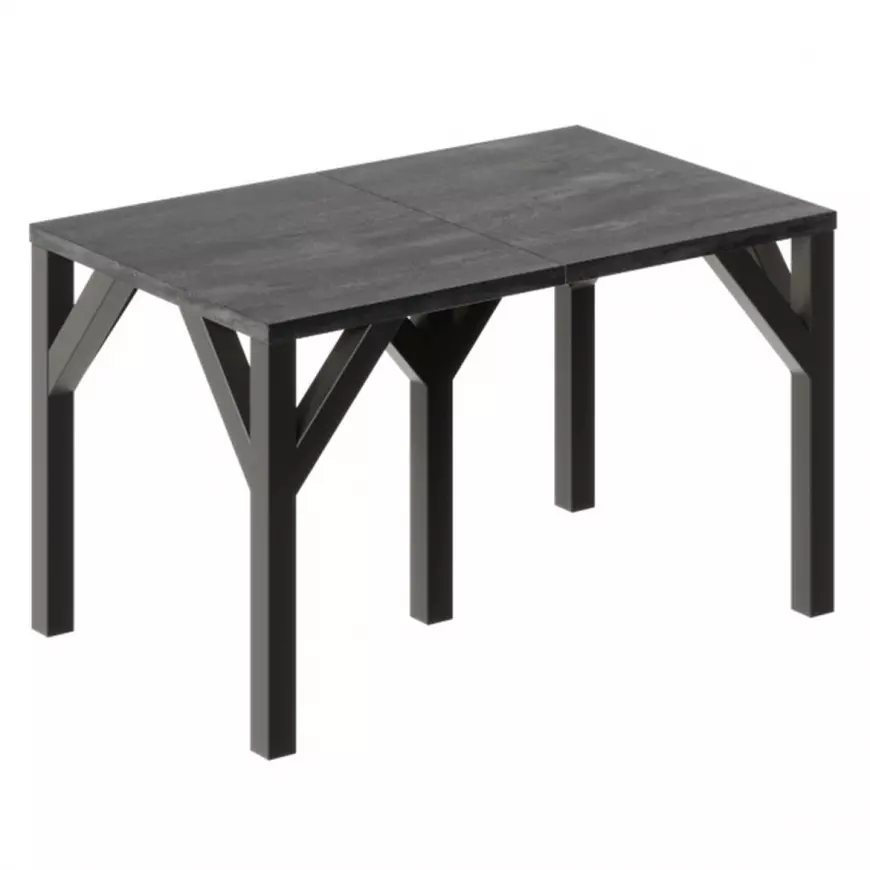 Stôl Dunaj 295 betón tmavý