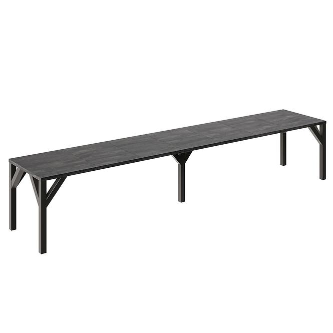 Stôl Dunaj 405 betón tmavý