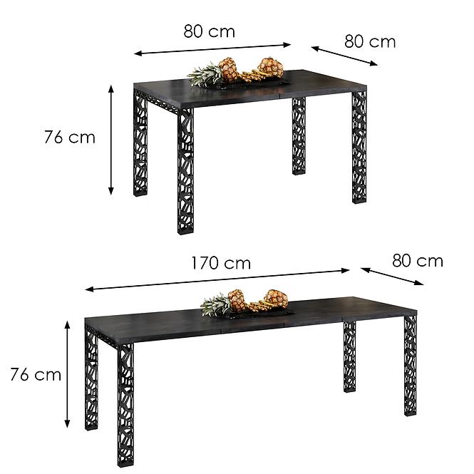 Stôl Matio 170 betón tmavý