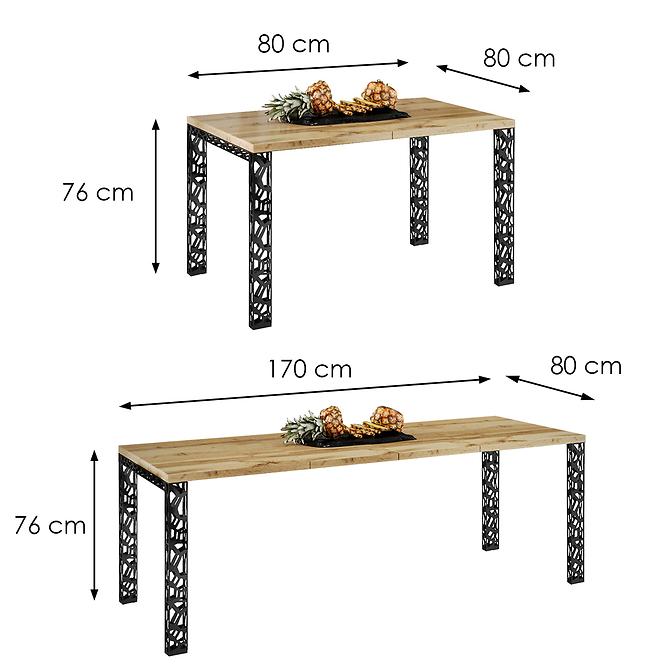 Stôl Matio 170 dub wotan