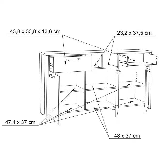 Komoda Symmach CLFK231,6