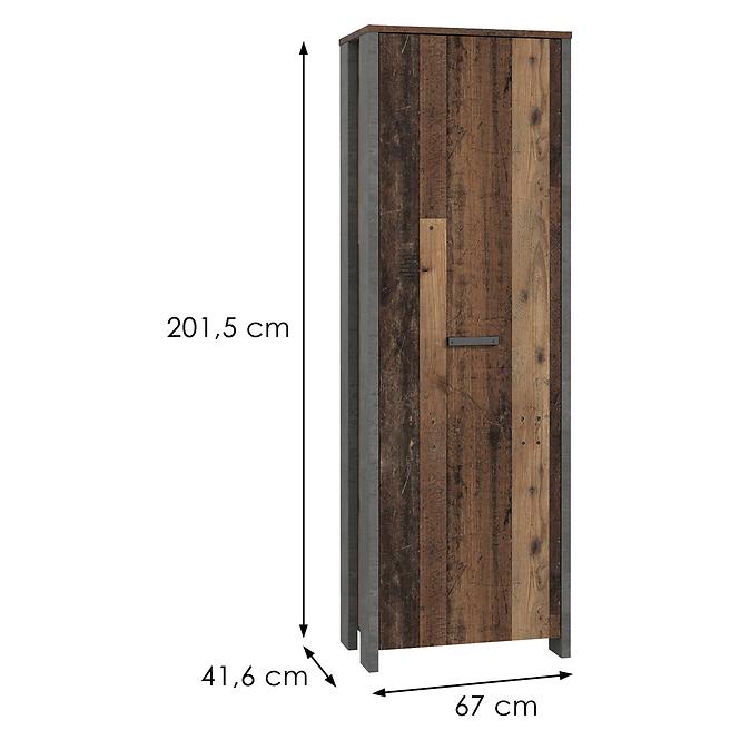 Šatníková skrina Symmach CLFS711