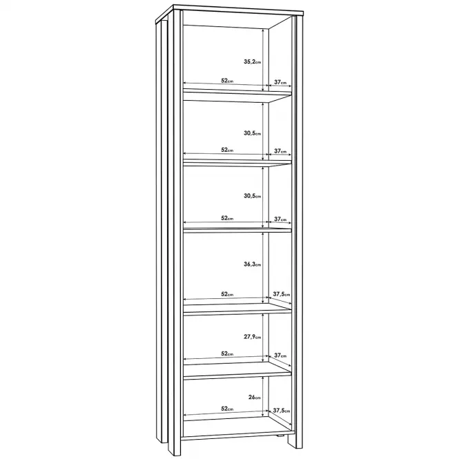 Vitrína L/P Symmach CLFV711,5