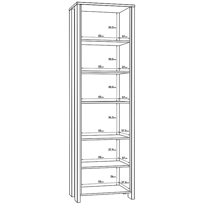 Vitrína L/P Symmach CLFV711,5
