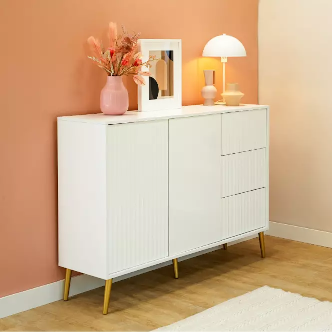 Komoda 2D3S Barcelona biela,4