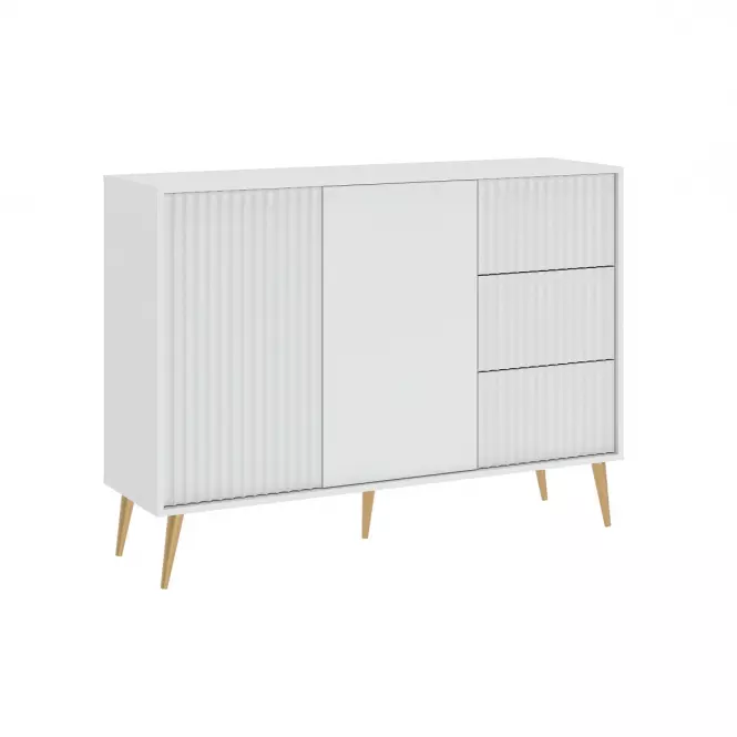 Komoda 2D3S Barcelona biela