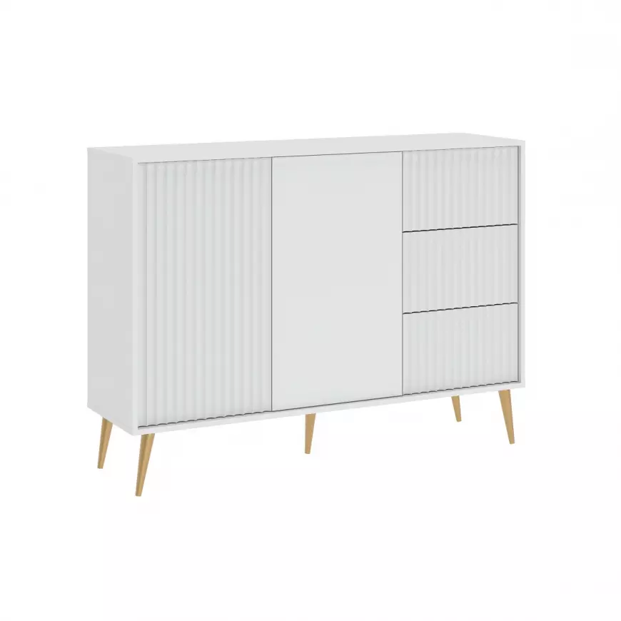 Komoda 2D3S Barcelona biela