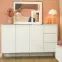 Komoda 3D3S Barcelona biela,3
