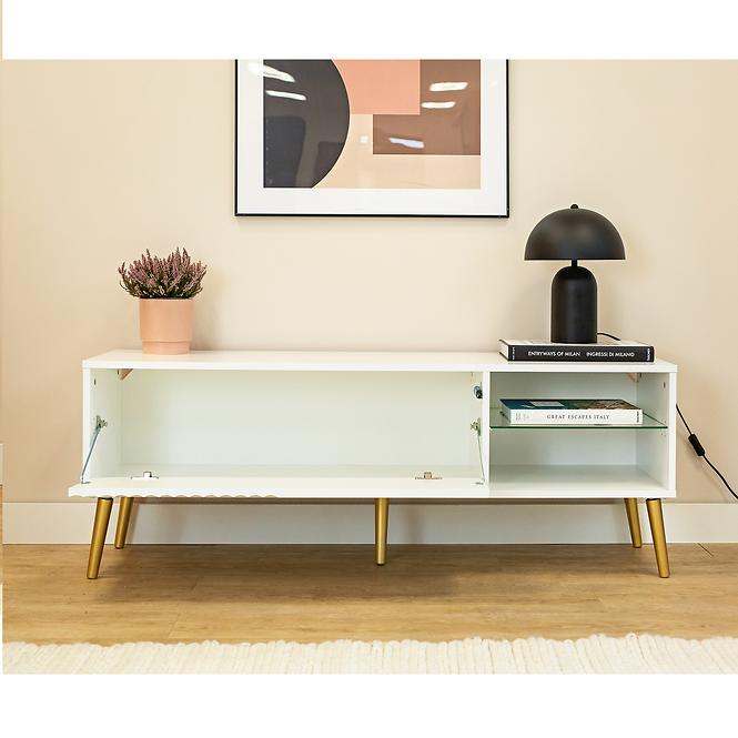 TV stolík 1K Barcelona biela,7