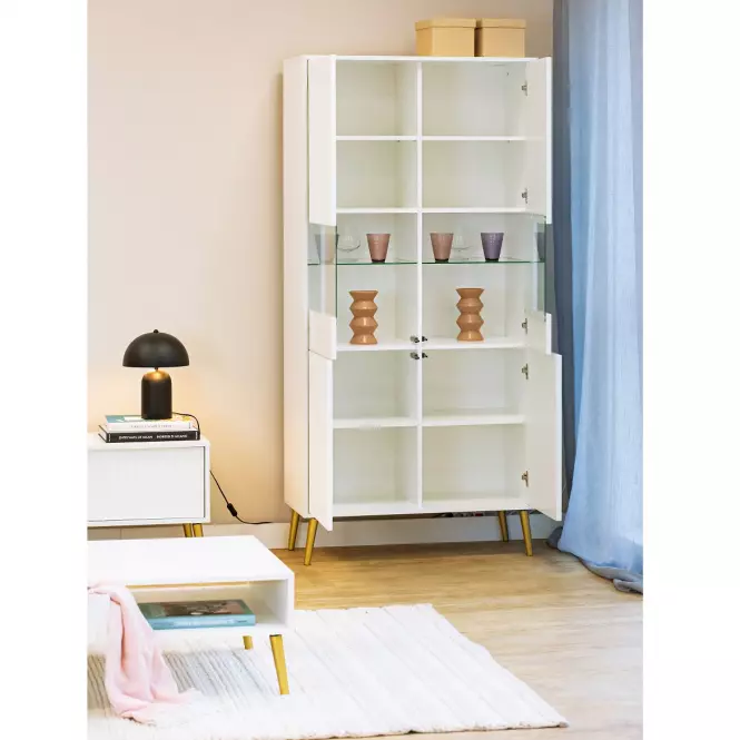 Vitrína 4D Barcelona biela,4