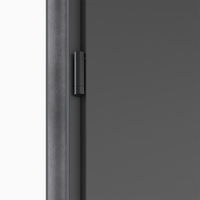 Dvere vchodové Tethys 80L antracit,4