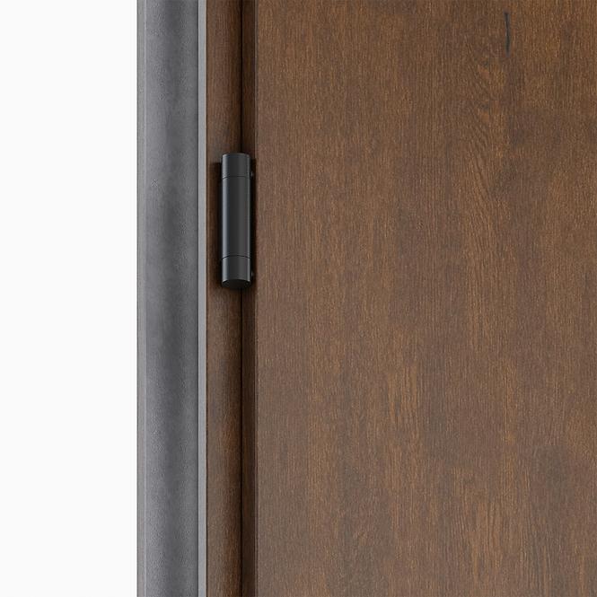 Dvere vchodové Tethys 80L orech,4