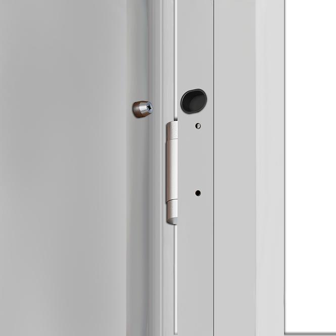 Dvere vchodové Tyfon 80L biela,3