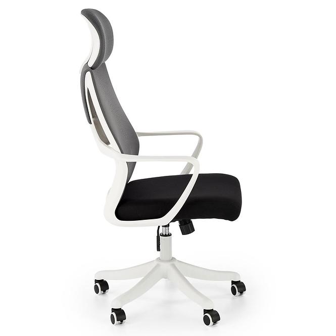 Otočné kreslo Valdez 2 čierna/sivá/biela,7