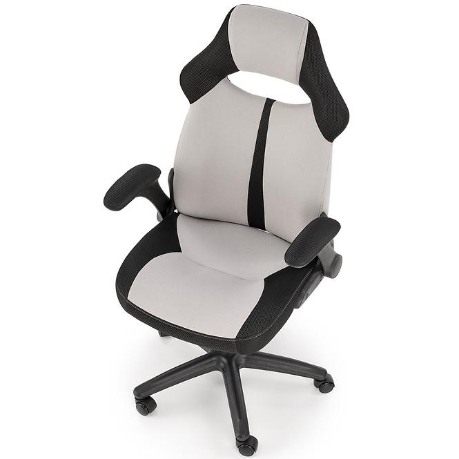 Otočné kreslo Bloom čierna/sivá