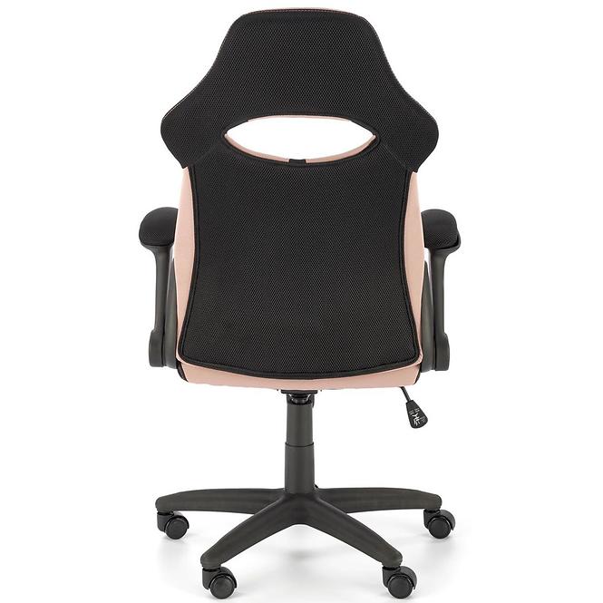 Otočné kreslo Bloom čierna/ružový