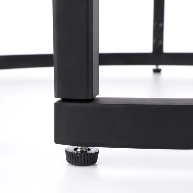 Konferenčný stolík Oreo orech/čierna 43/53,10