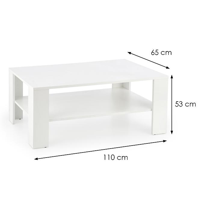 Konferenčný stolík Kwadro biela 110,3