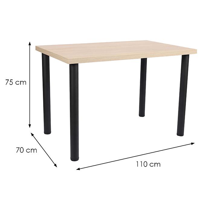 Stôl Ron 110x70 sonoma