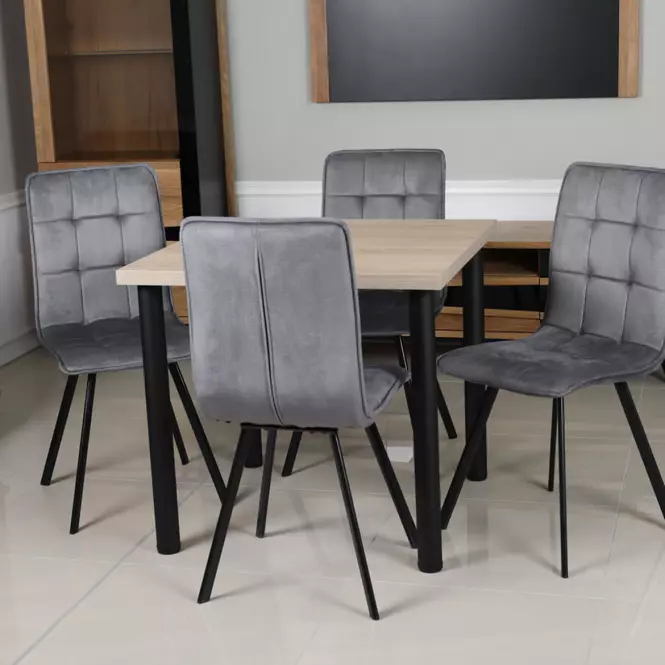 Stôl Ron 80x80 sonoma