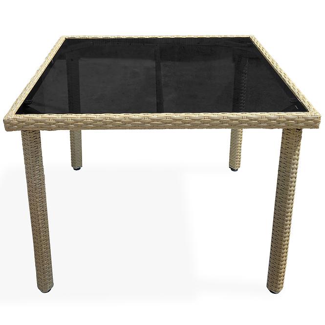 Stôl technorattan Dandy prírodný 150x90 cm,2