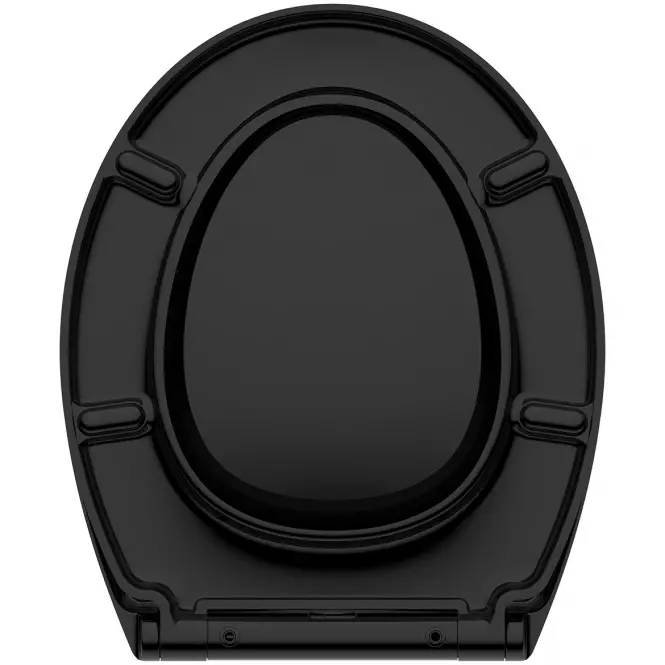 WC doska Amigo čierna voľne padajúca