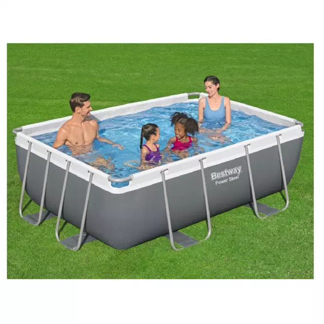 Obdĺžnikový bazén s rámom a filtráciou 2,82 x 1,96x 0,84 m 56629