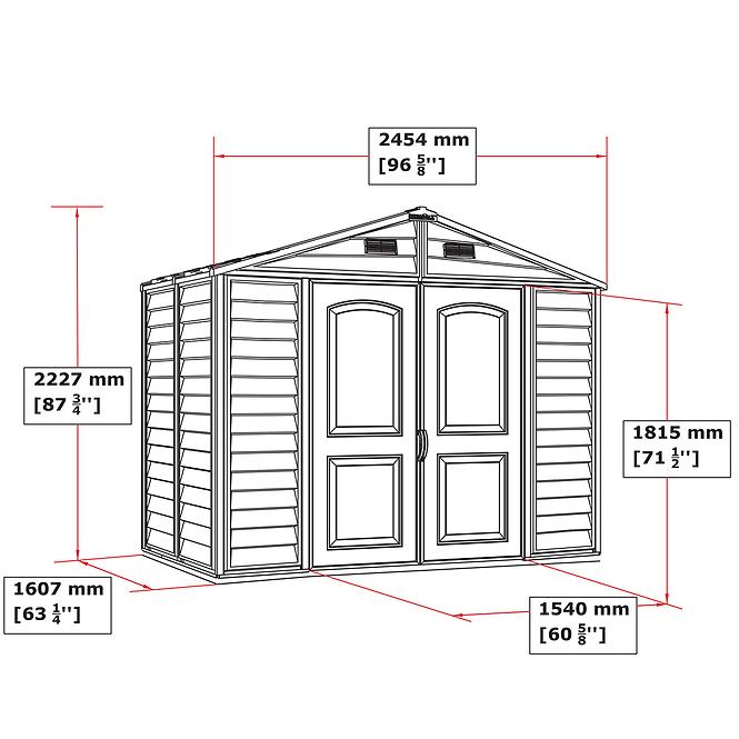 Zahradný domček Store All  8x6