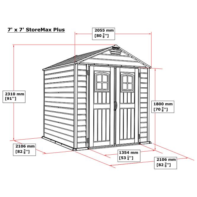 Záhradný domček Store Max 7x7