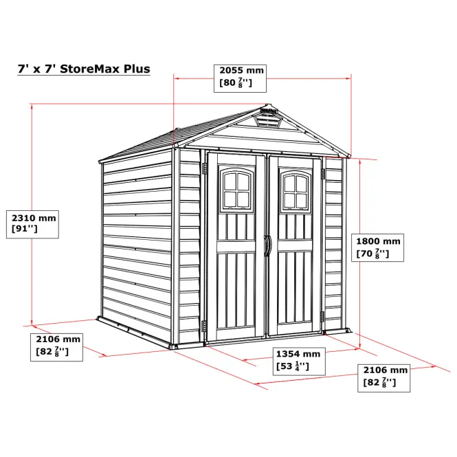 Záhradný domček Store Max 7x7,9