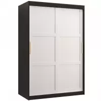 Skriňa Amiro 1 120 čierny/biely